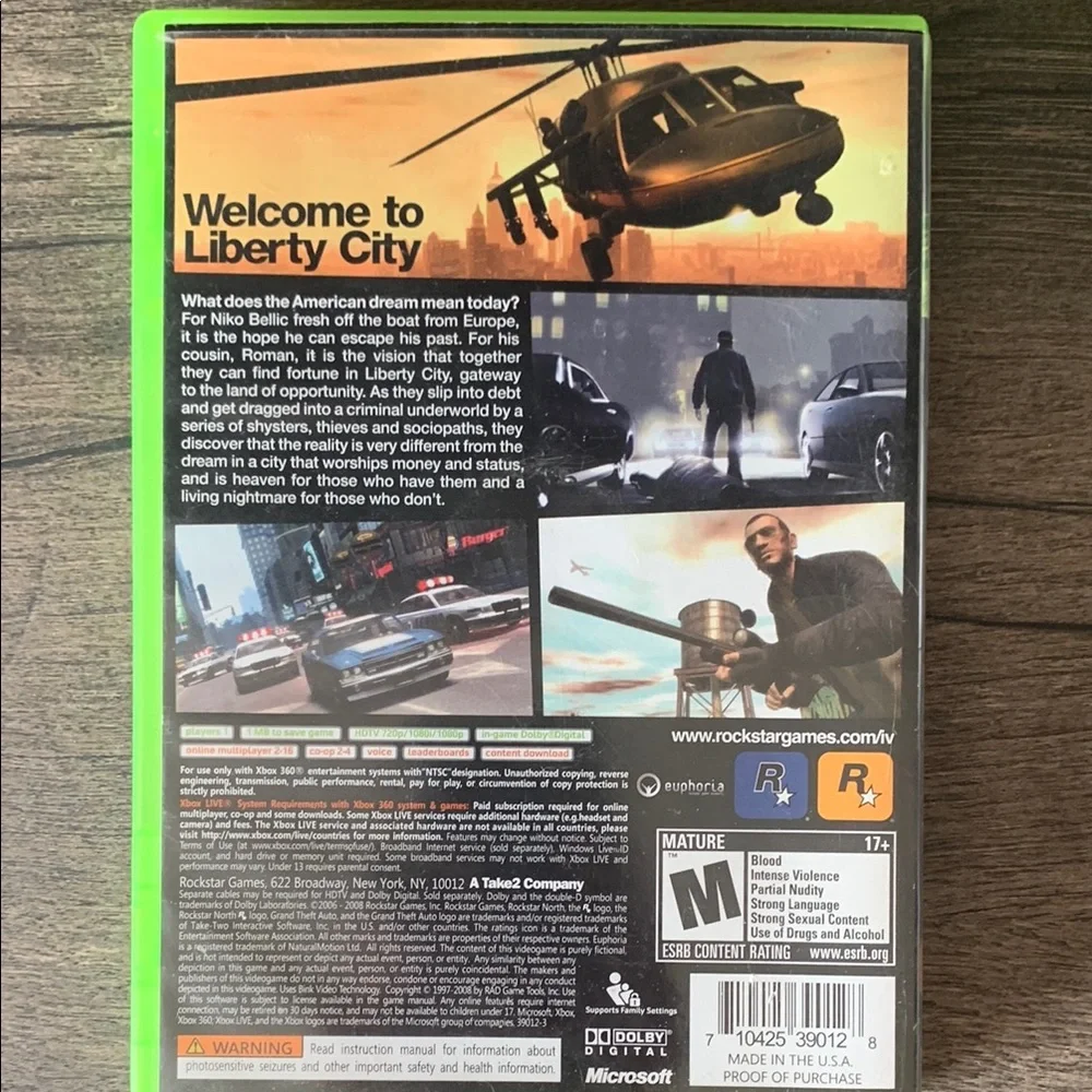 360 Grand Theft Auto IV & V Bundle - Green Cases